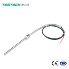 ISO PT100 IP54 Flexibl Dişli Metal Probu SUS321 Termistör Sıcaklık Sensörü